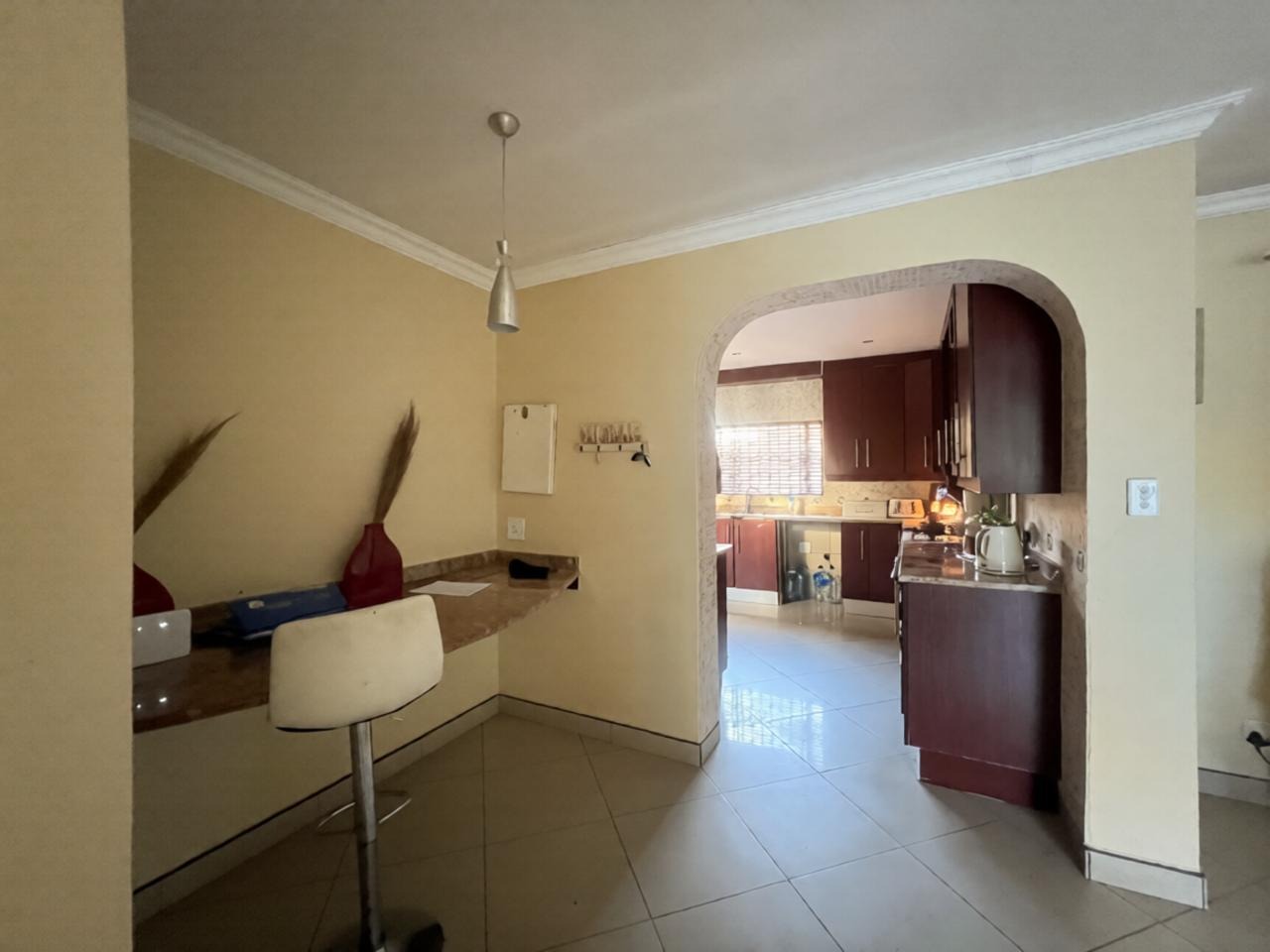 Work Space/Kitchen Entryway