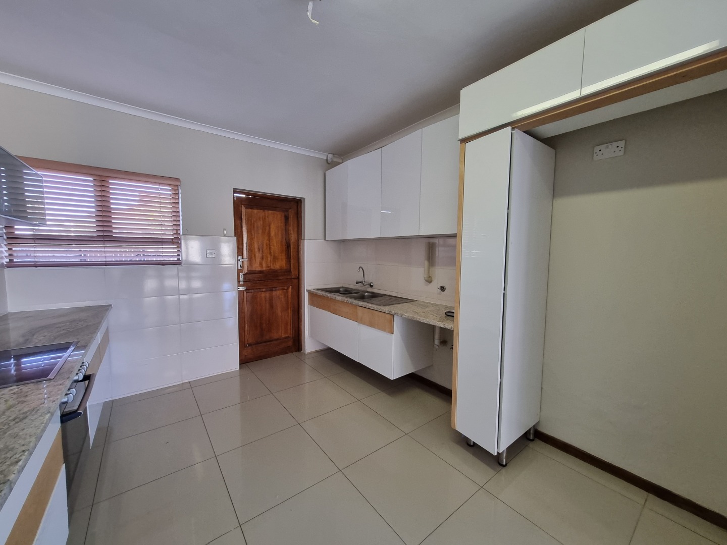 Kitchen Door to courtyard