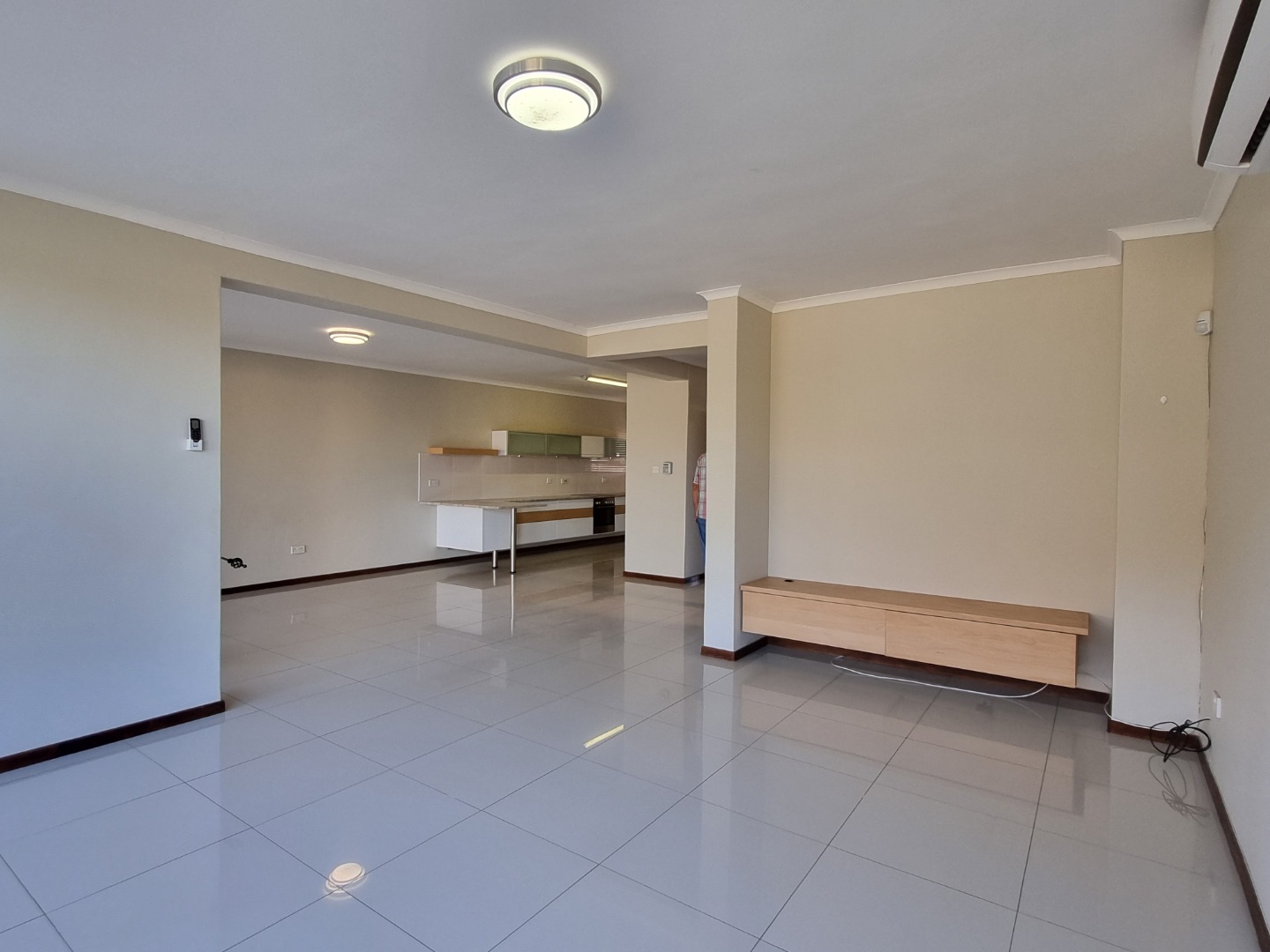 Open-plan lounge and dining