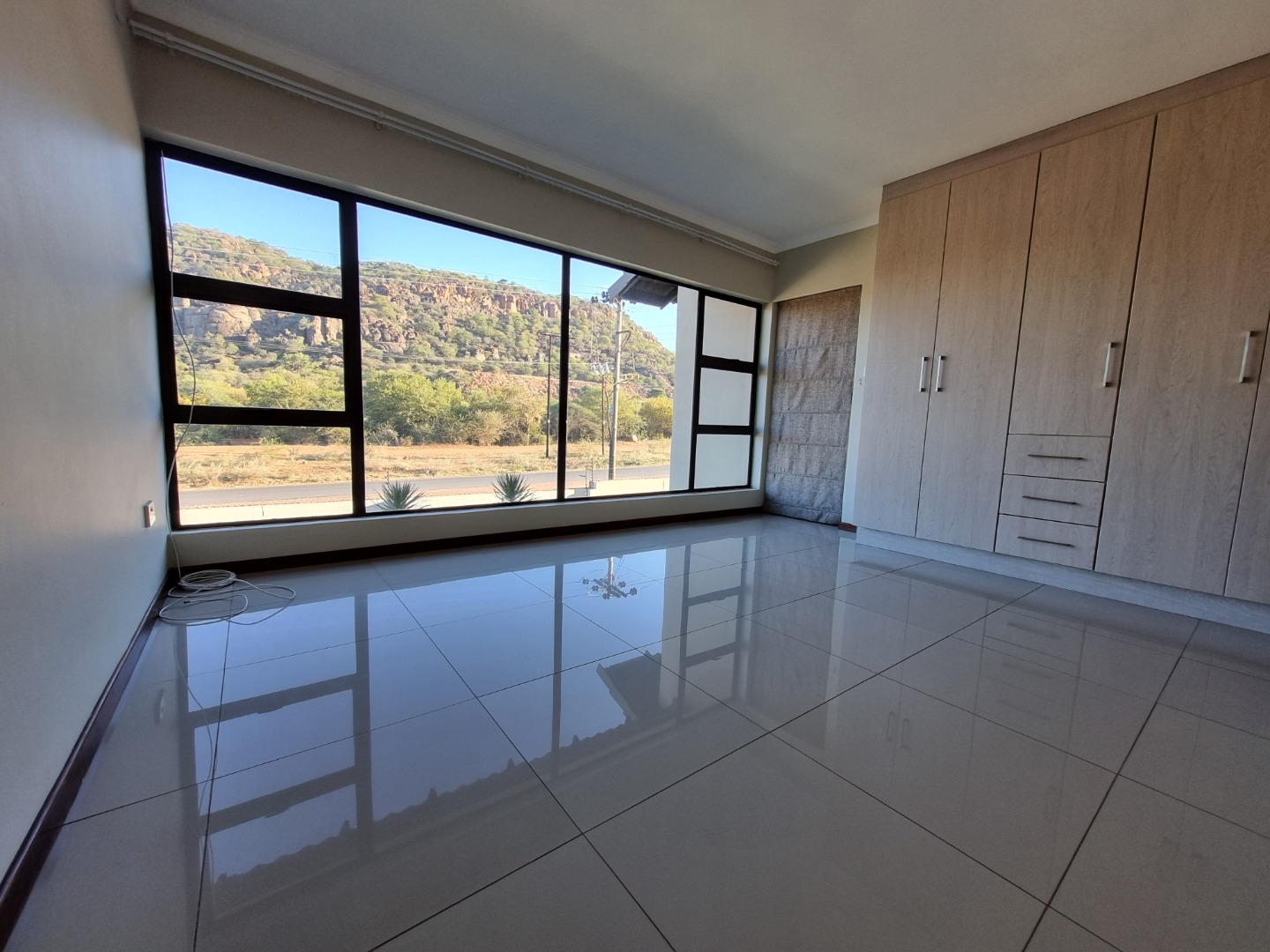 Views of Kgale Hill from master suite