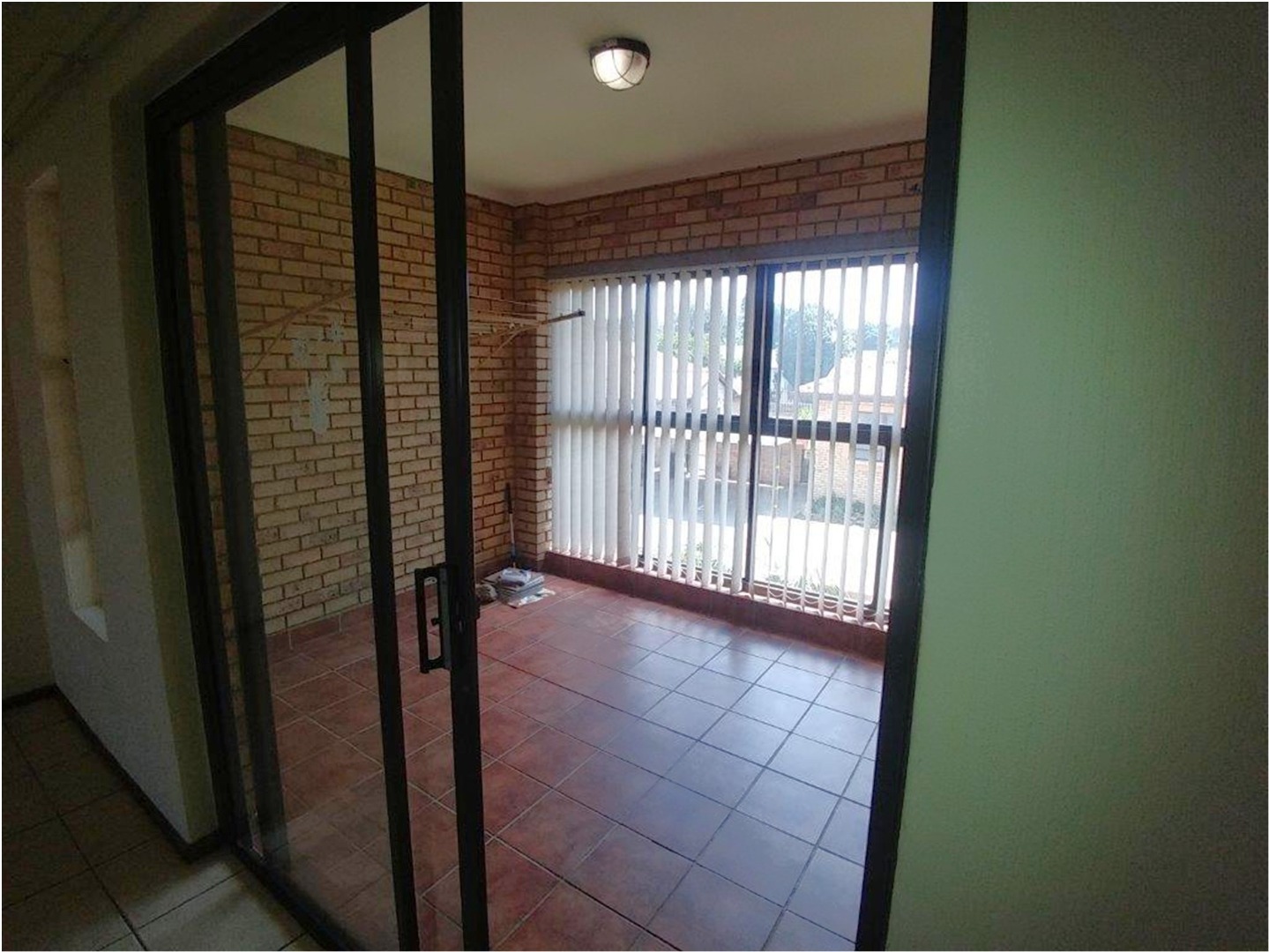 Enclosed patio