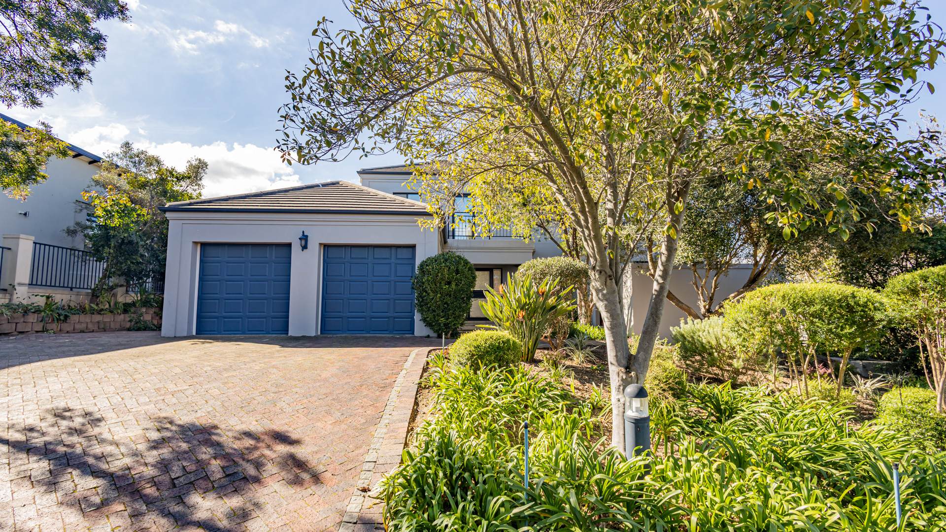 Front view of the home
