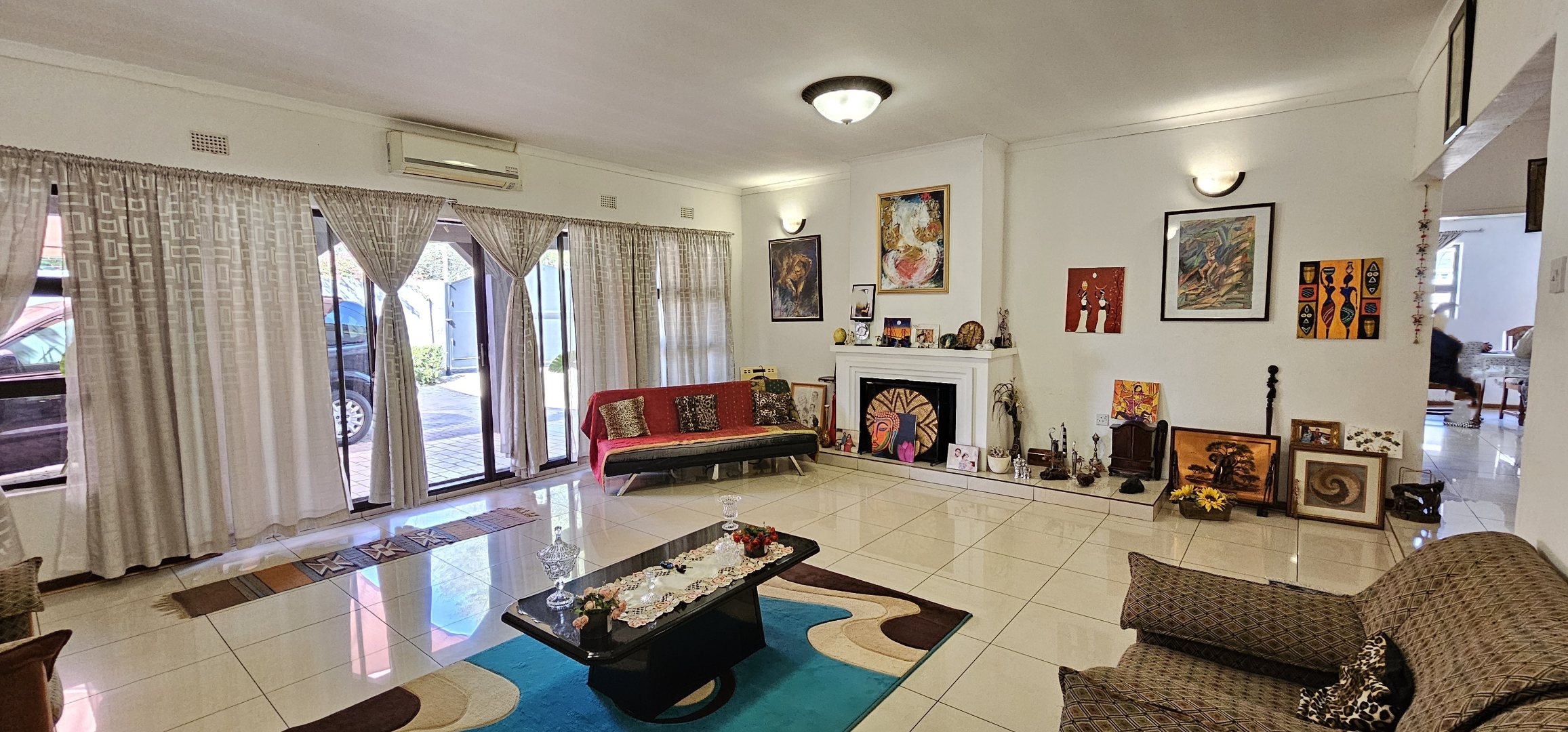 Sliding doors to patio