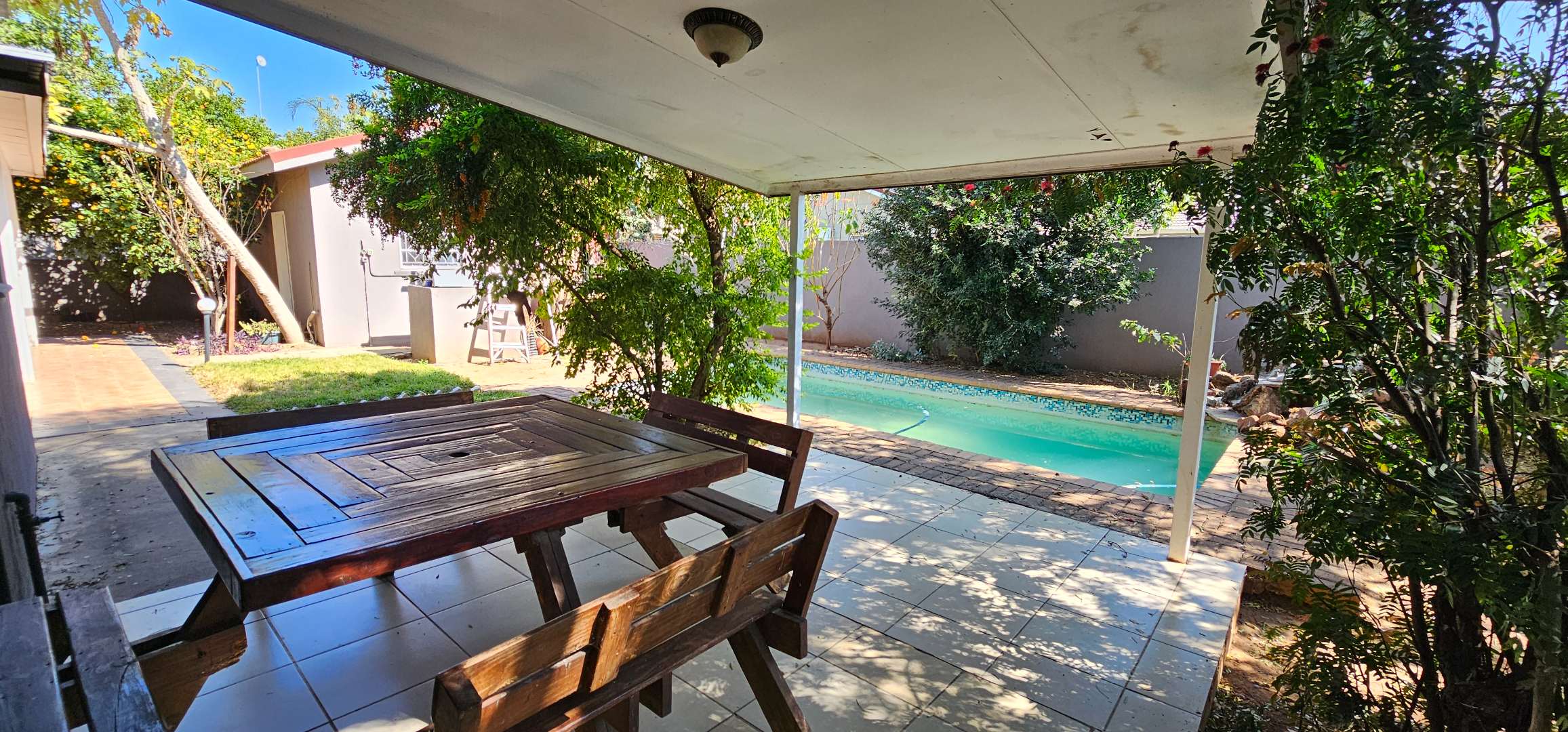 Patio to pool