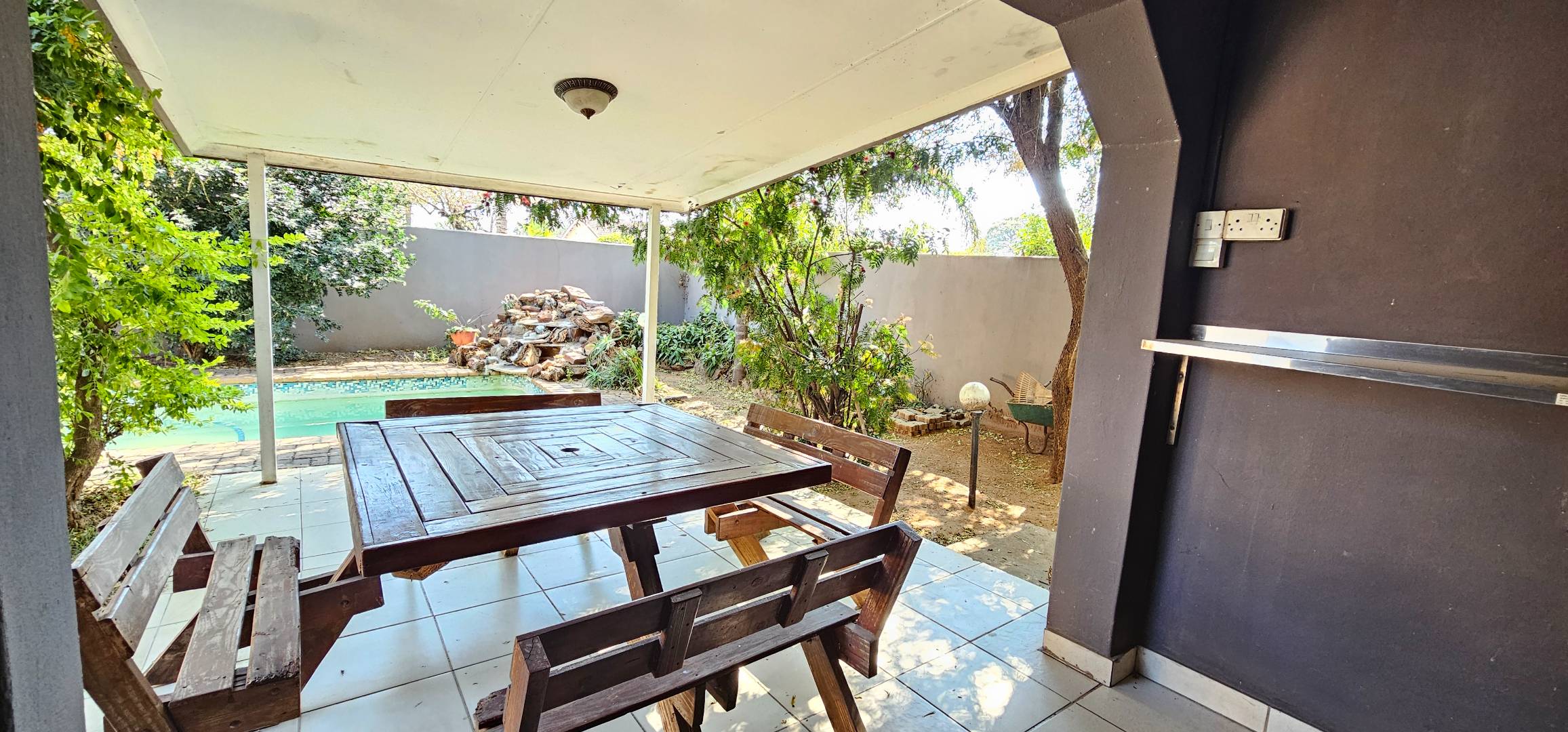 Master suite patio