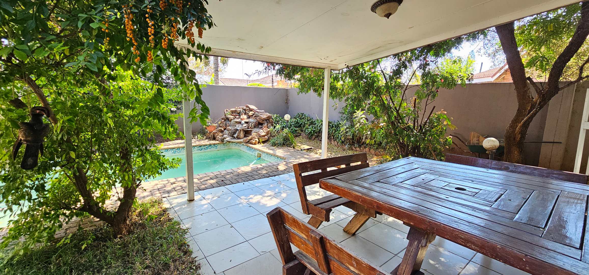 Patio to pool