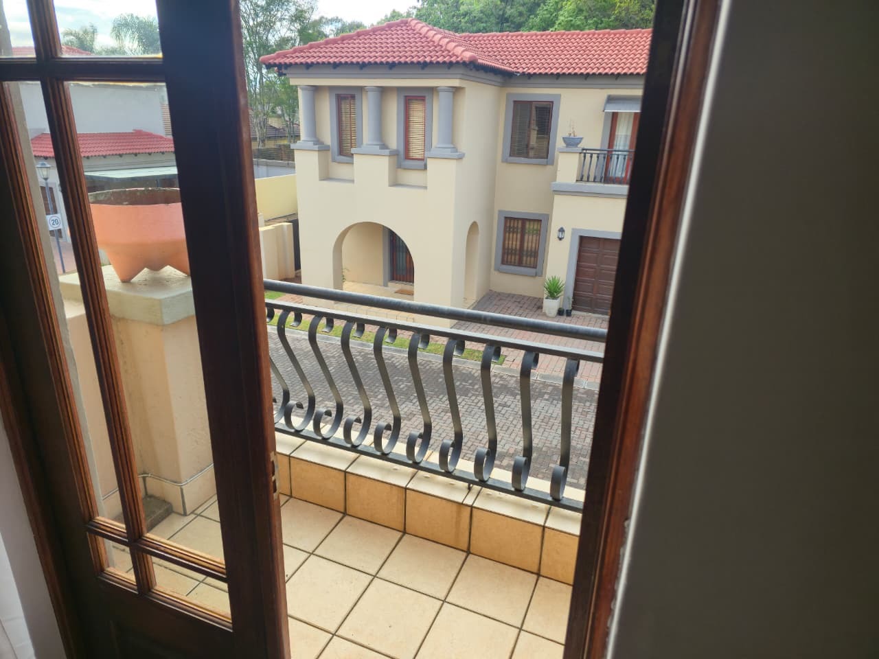 Balcony in main bedroom