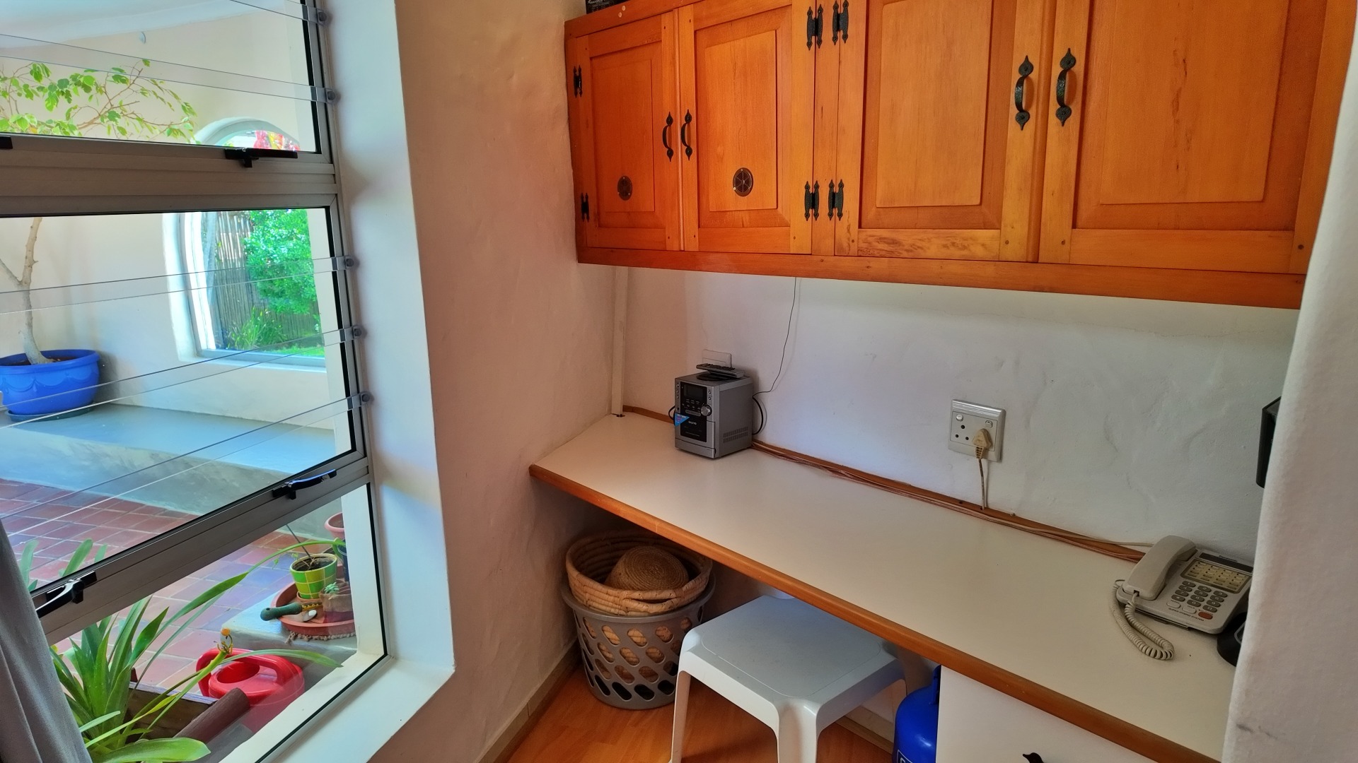 Study by kitchen
