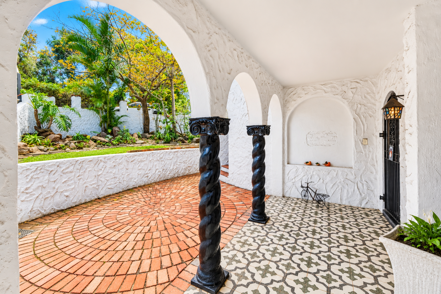 Entrance to house