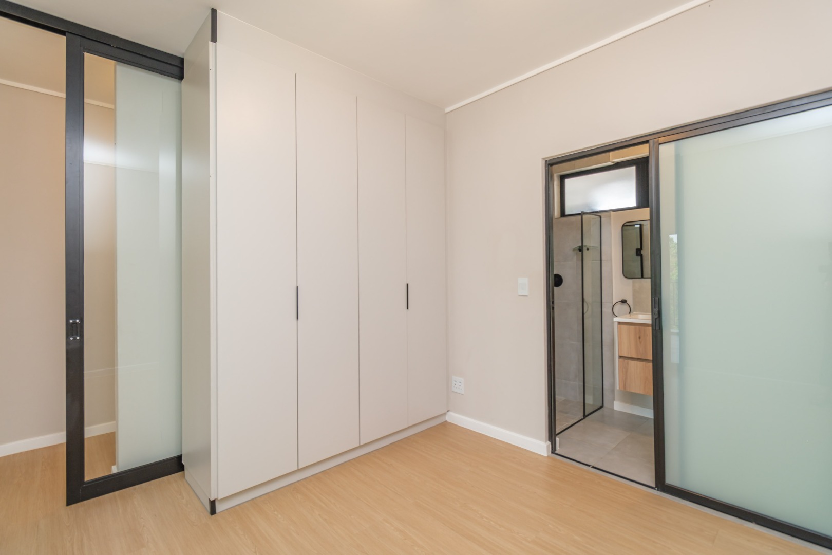 Ample cupboard space
