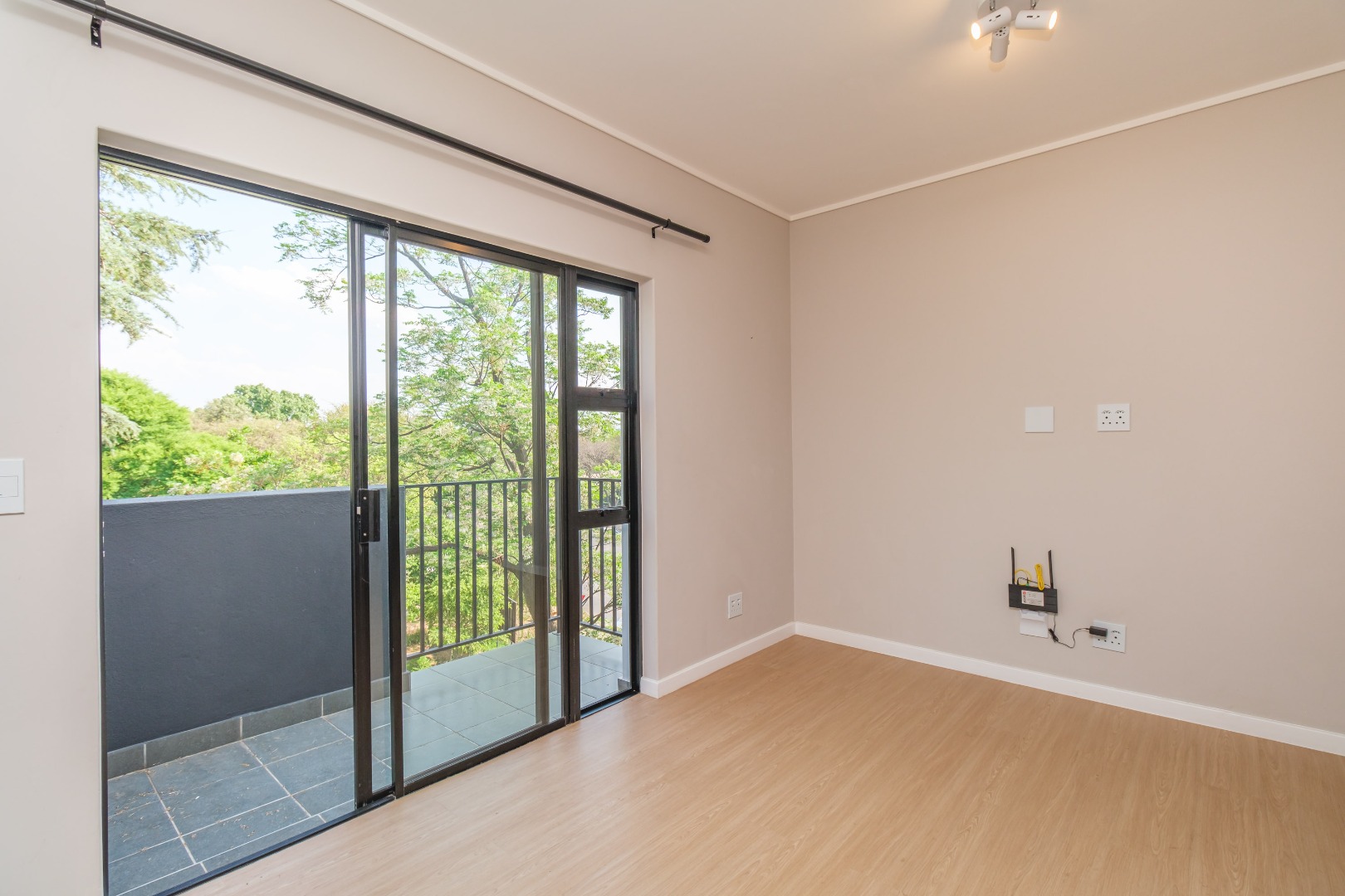 Balcony off lounge area