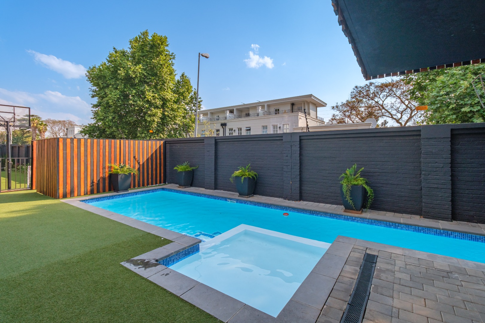Sparkling pool