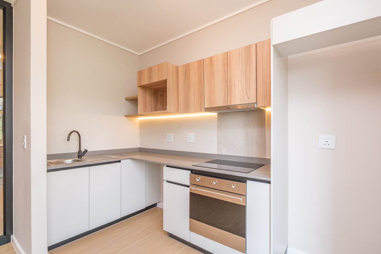 Sleek kitchen