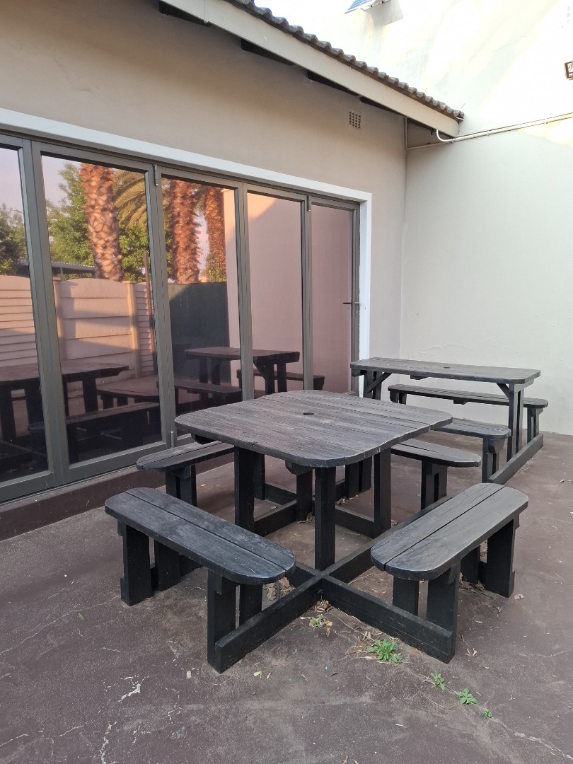 Outside relaxing area