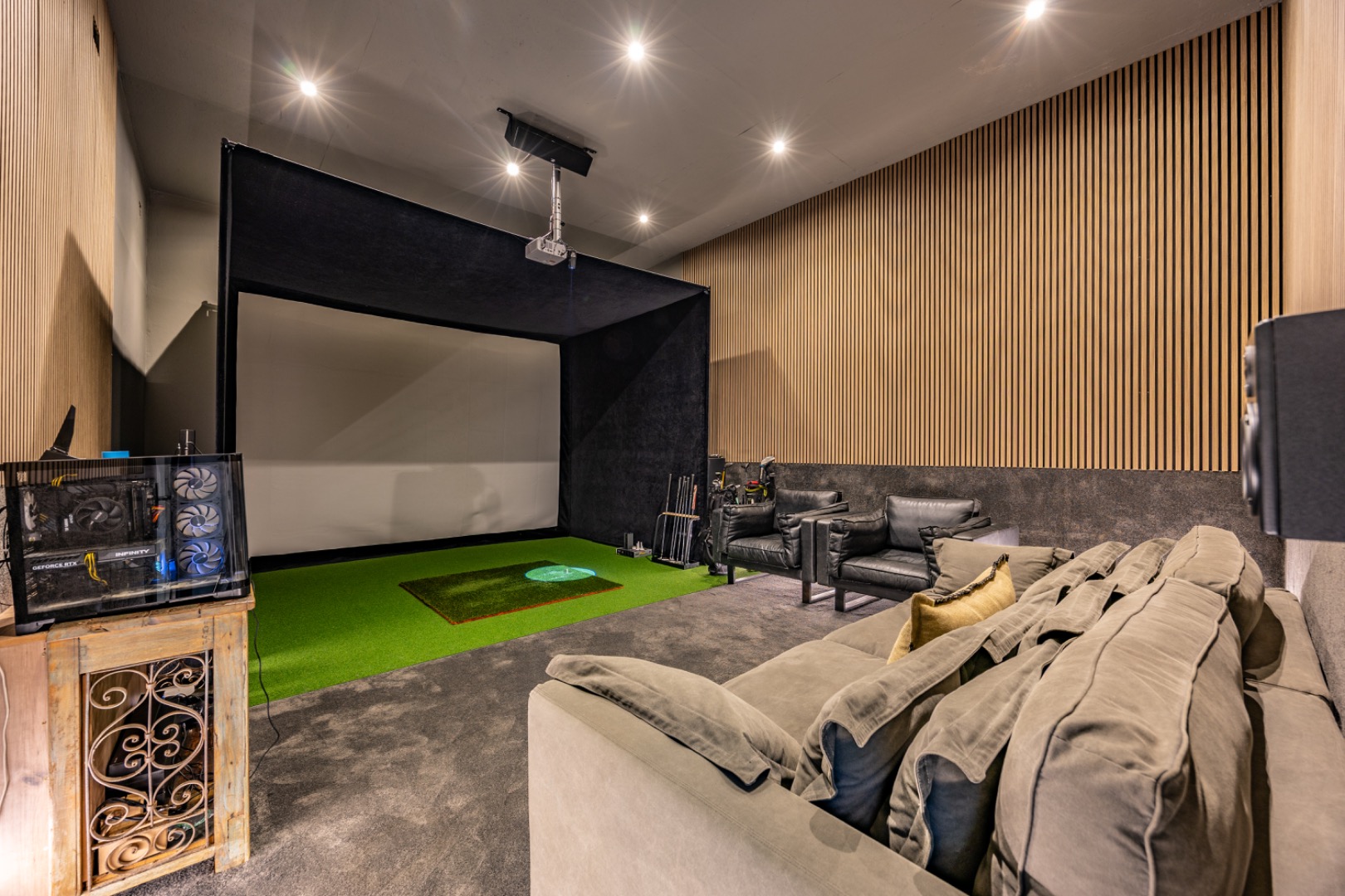 Cinema & Golf Simulator Room
